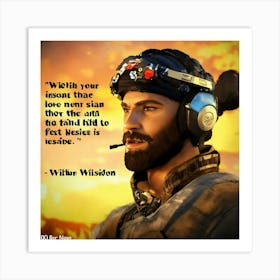 Share Top Quote Gaming Wisdom Memorable Sayings In (3) Art Print