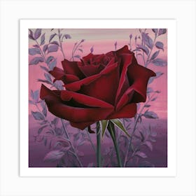 Red Rose 5 Art Print