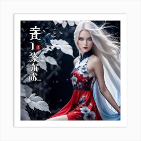 Chinese Beauty Art Print