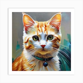 Portrait Of A Cat 1 Art Print