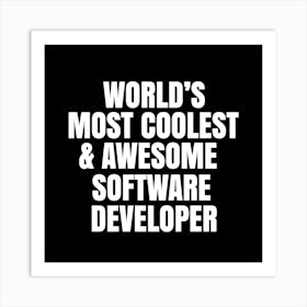 Software Developer Art Print