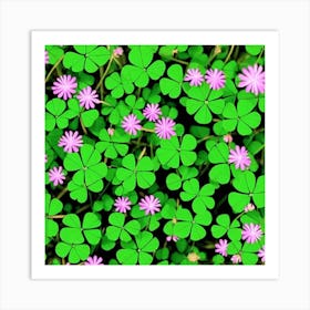 Shamrocks Art Print