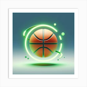 Basketball Ball 5 Art Print