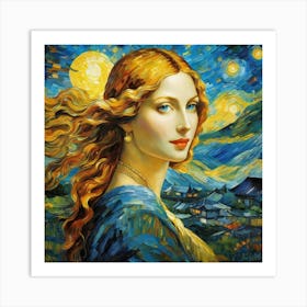 Starry Nighttyh Art Print