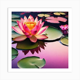 Lotus Flower 9 Art Print