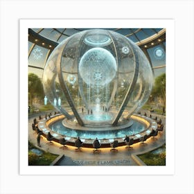 Diplomatic Pavilion Sovereign Flame Union Art Print