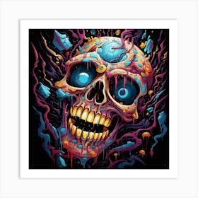 Skull Art 4 Art Print