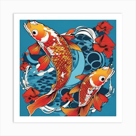 Koi Fish 13 Art Print