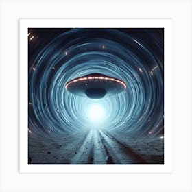 Alien Spaceship 3 Art Print