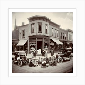 Early 20th Century Americana~Reimagined 14 Art Print