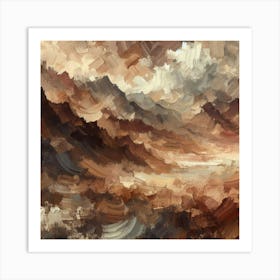 Scottish Mountains Art Print