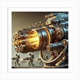 Solar Cannons Converted Art Print