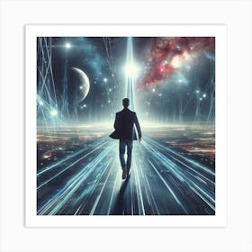 Space Travel Art Print