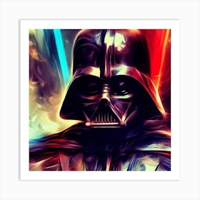 Darth Vader Abstract Art Print Art Print