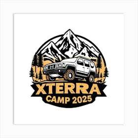 Xterra Camp Logo Art Print