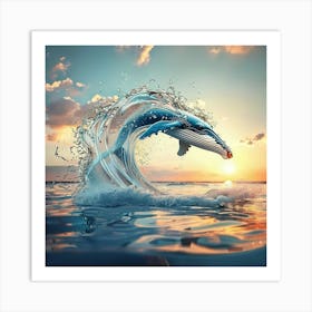 Humpback Whale 2 Art Print