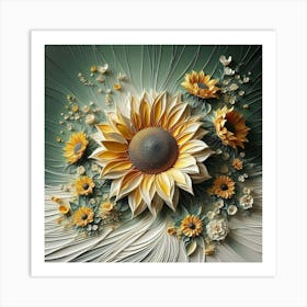 Sunflowers 4 Art Print