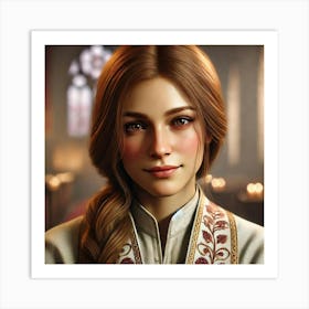 Converted Anya Portrait Art Print