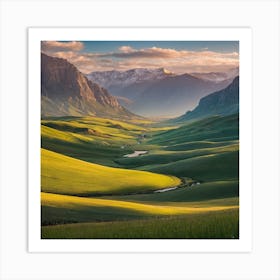 Tibetan Landscape Art Print