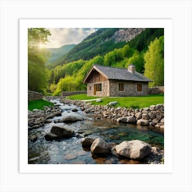 House In The Mountains 7 Art Print