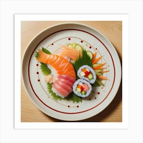 Sushi Stock Videos & Royalty-Free Footage Art Print