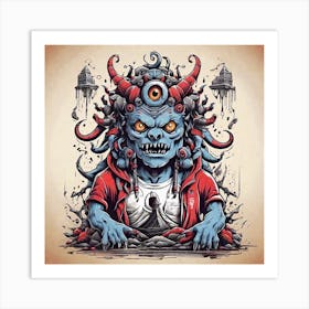 Demon 3 Art Print