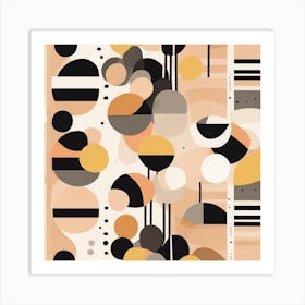 Abstract Circles Art Print