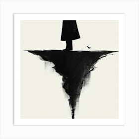 Man In Black Art Print