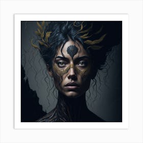 Portrait Of A Woman Art Print