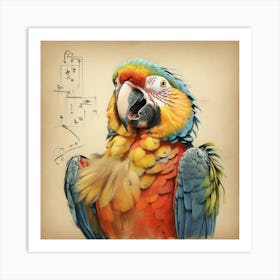 Parrot 37 Art Print