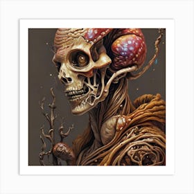 Skeleton Art Print