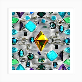 Emeralds Art Print