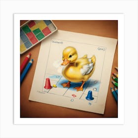 Ducky 43 Art Print