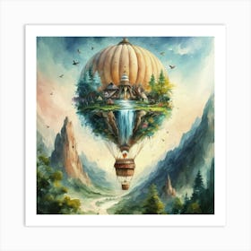 Hot Air Balloon 1 Art Print