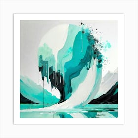 Wave In Motion Art Print