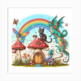 Fairy Garden 4 Art Print