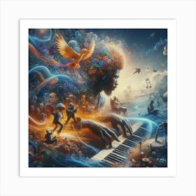 Music Of The Universe Art Print