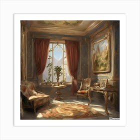 Room In A Castle 6 Art Print