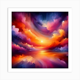 Abstract Painting 153 Art Print