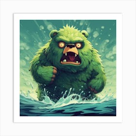 Trollbear Art Print