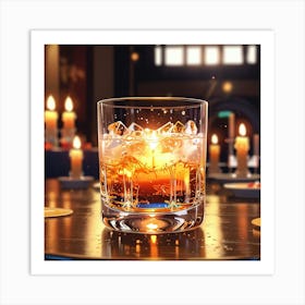 Glass Of Whiskey 3 Art Print