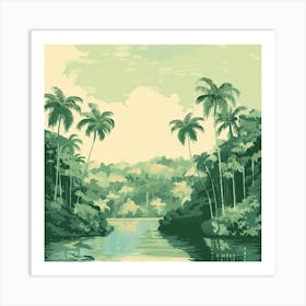 Tropical Jungle 3 Art Print