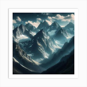 Mountain Landscape 5 Art Print