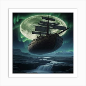 Ship In The Sky Art Print