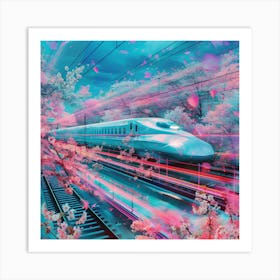 Shinkansen Art Print