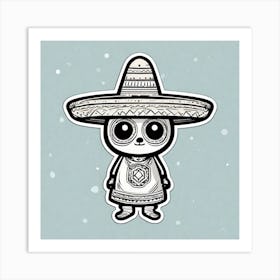 Mexican Cat 3 Art Print