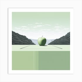 Green Apple Art Print