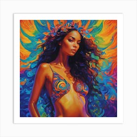 Sexy Woman Art Print