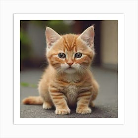 Cute Kitten Art Print