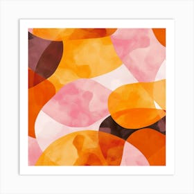 Abstract Watercolor 2 Art Print